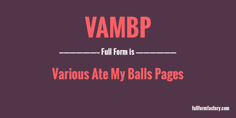 vambp-full-form