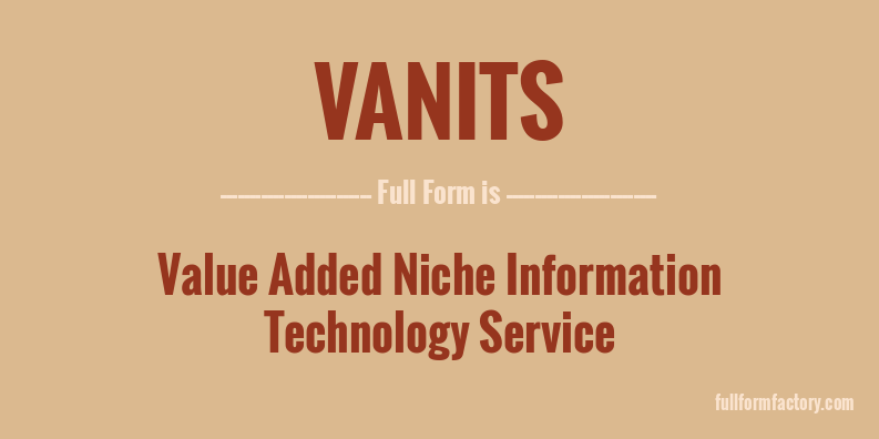 vanits-full-form