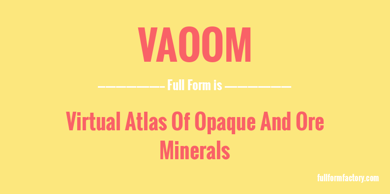 vaoom-full-form