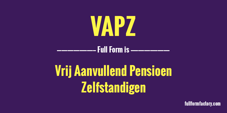 vapz-full-form