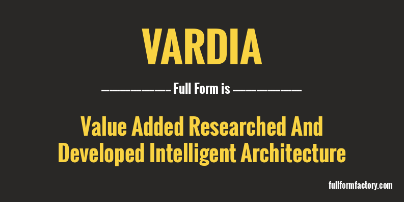 vardia-full-form