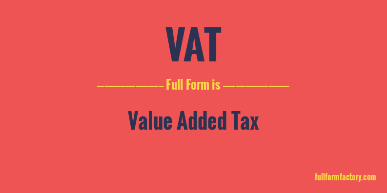 vat-full-form