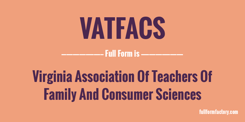 vatfacs-full-form