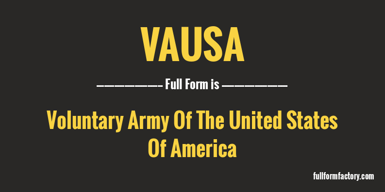 vausa-full-form