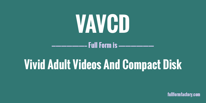 vavcd-full-form