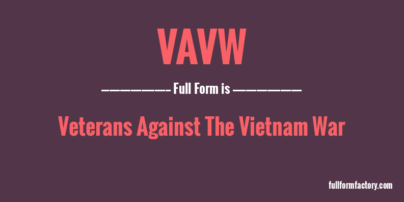 vavw-full-form