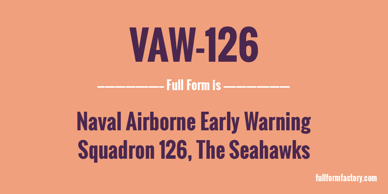 vaw-126-full-form