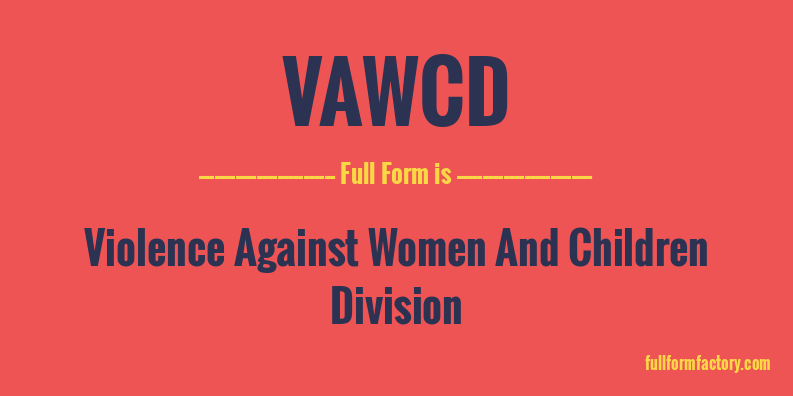 vawcd-full-form