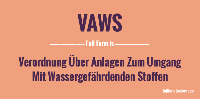 vaws-full-form