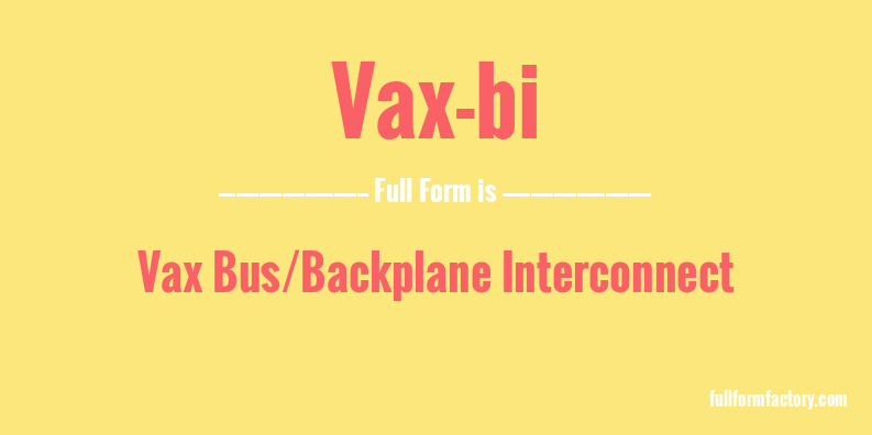 vax-bi-full-form
