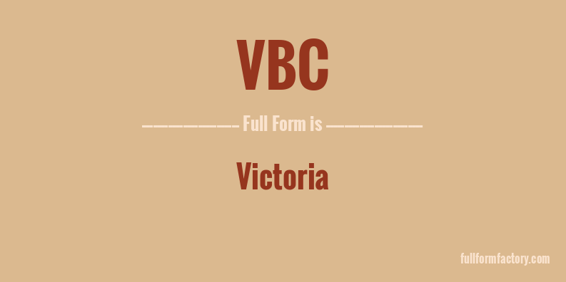 vbc-full-form