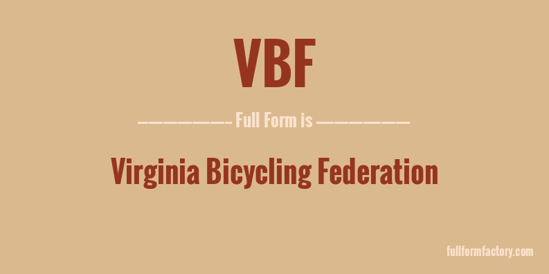vbf-full-form
