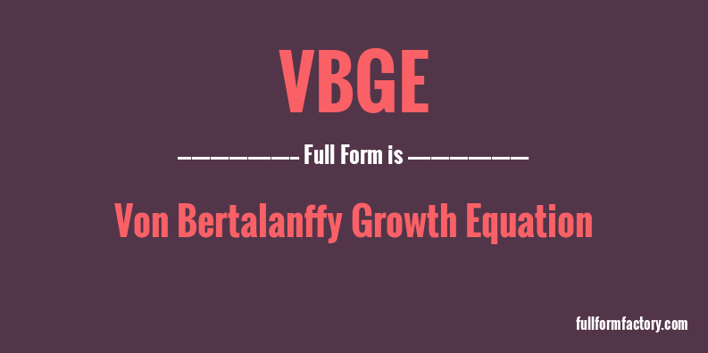 vbge-full-form
