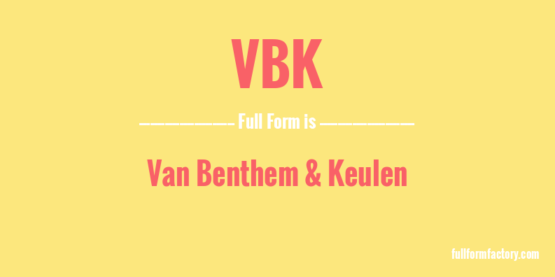 vbk-full-form