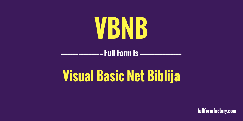 vbnb-full-form