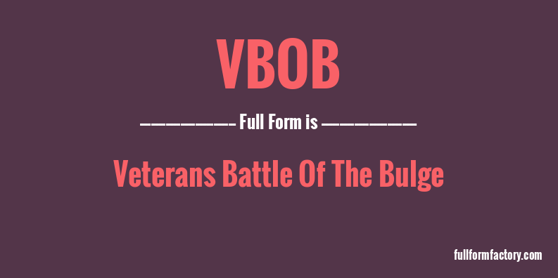 vbob-full-form