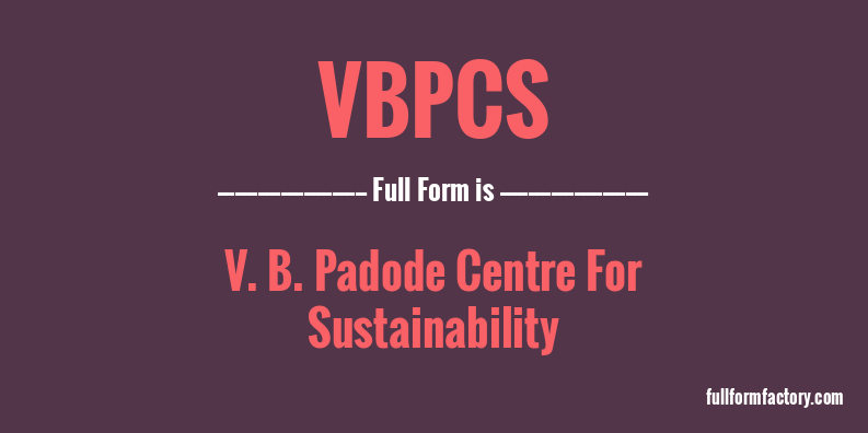 vbpcs-full-form