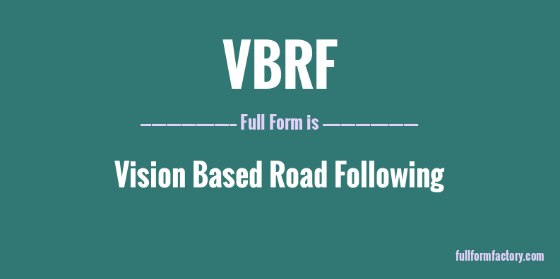 vbrf-full-form