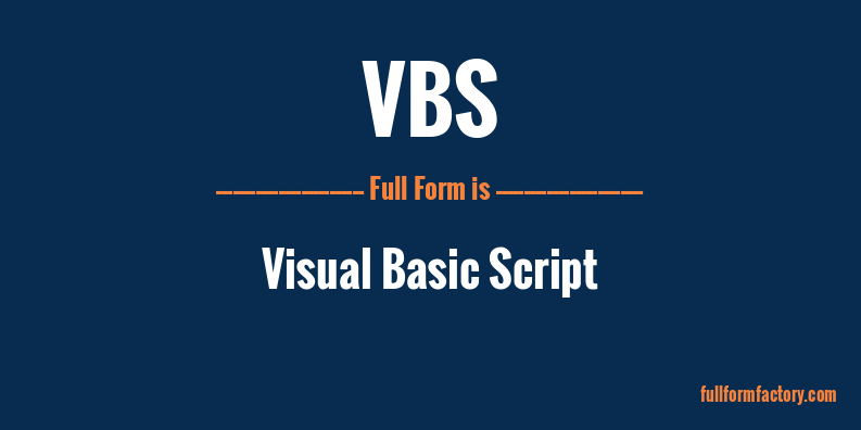 vbs-full-form