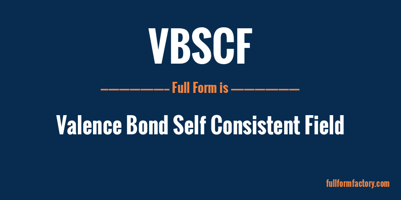 vbscf-full-form