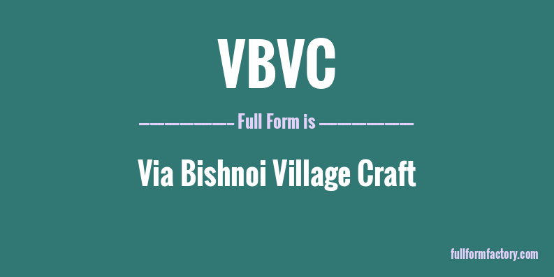 vbvc-full-form