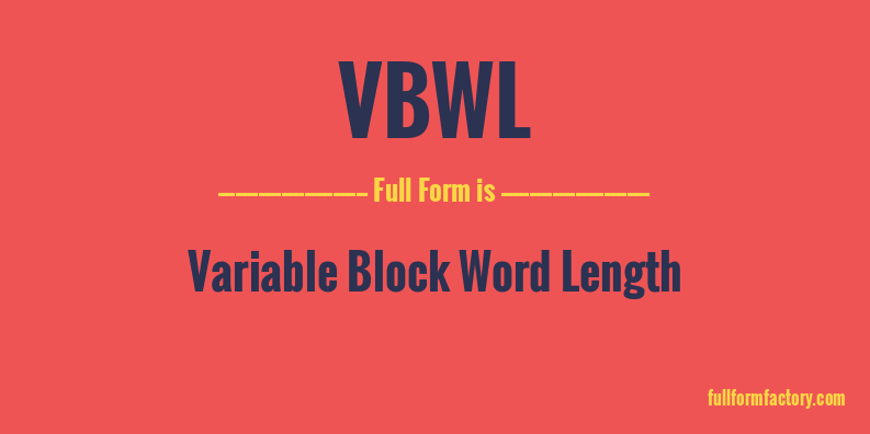 vbwl-full-form