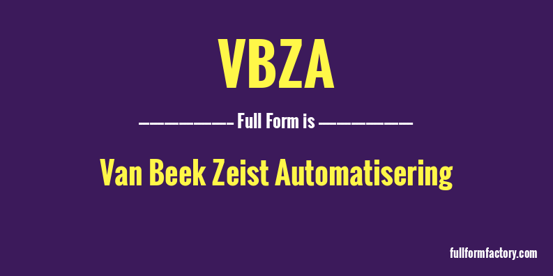 vbza-full-form