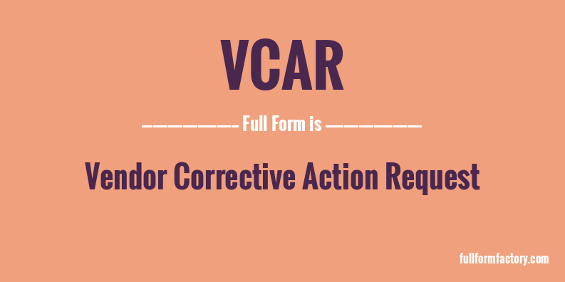 vcar-full-form