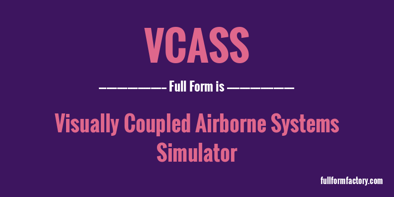 vcass-full-form