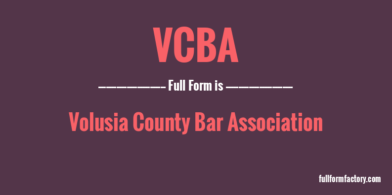 vcba-full-form