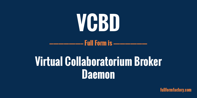 vcbd-full-form