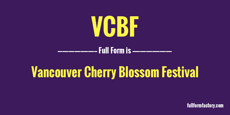vcbf-full-form