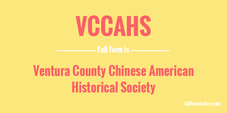 vccahs-full-form
