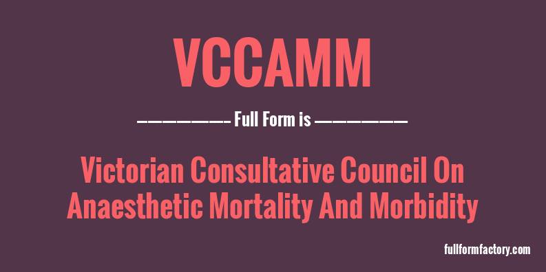 vccamm-full-form