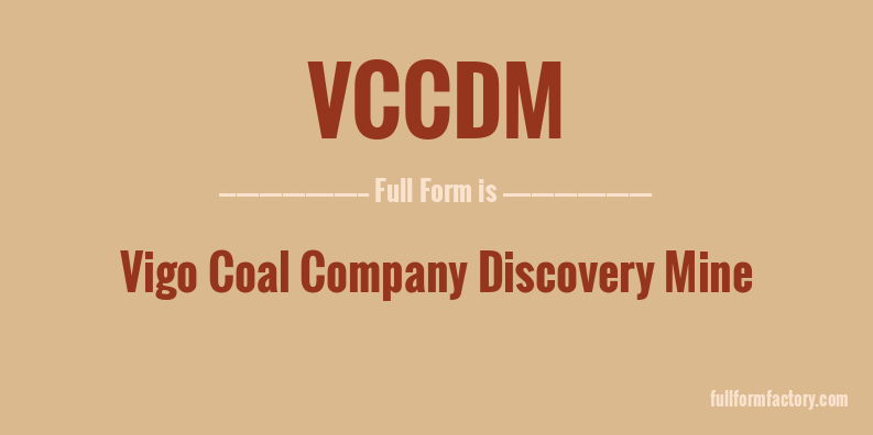 vccdm-full-form