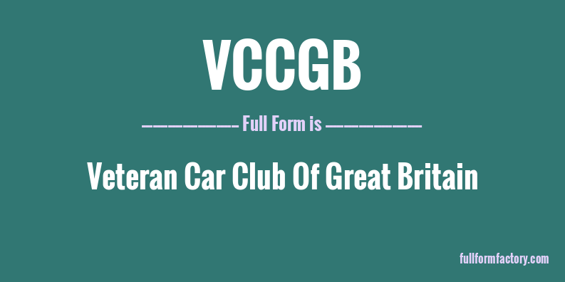 vccgb-full-form