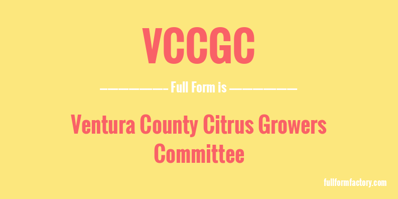 vccgc-full-form