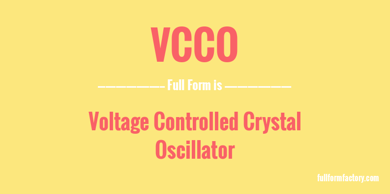 vcco-full-form