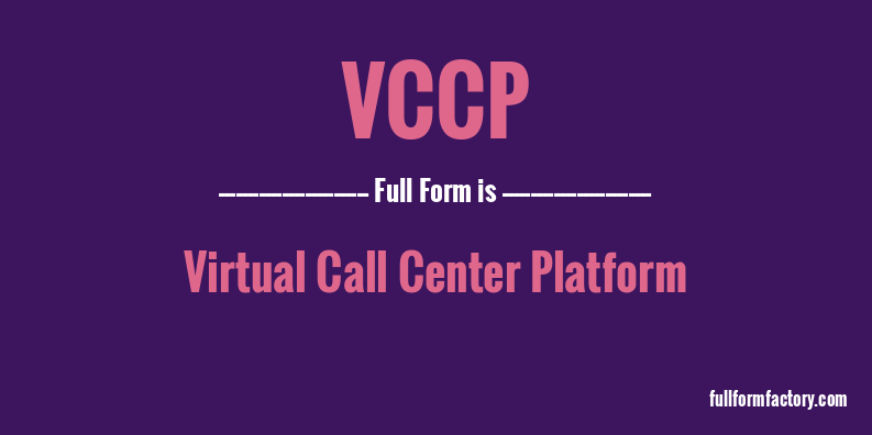 vccp-full-form