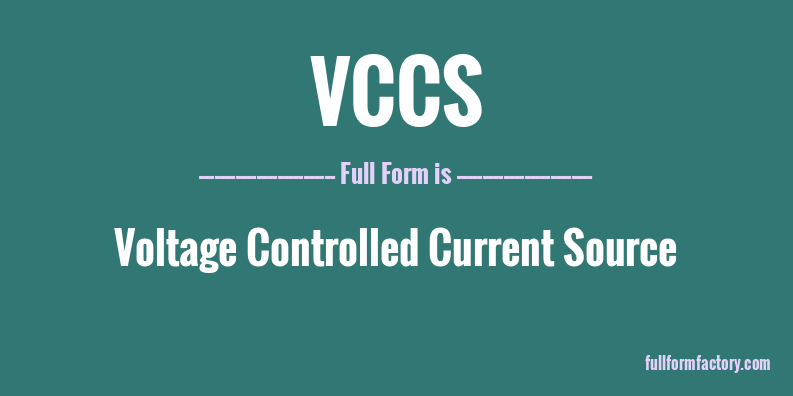 vccs-full-form