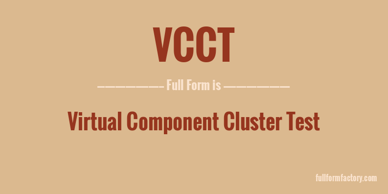 vcct-full-form