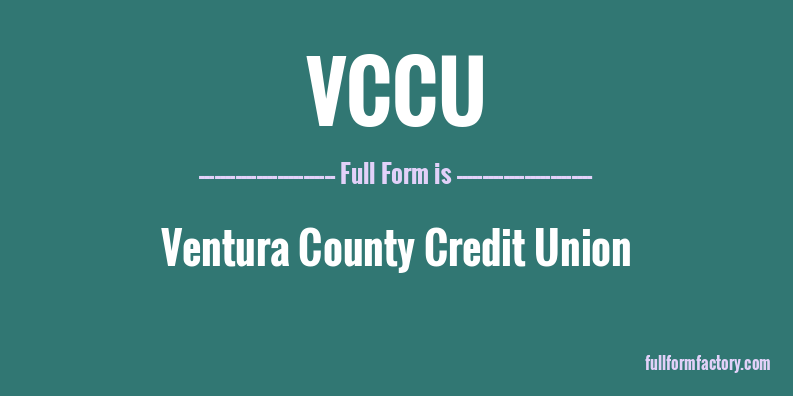 vccu-full-form