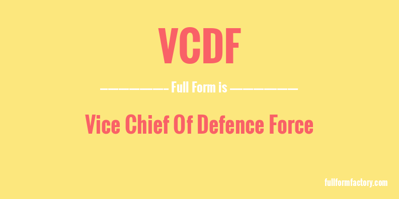 vcdf-full-form