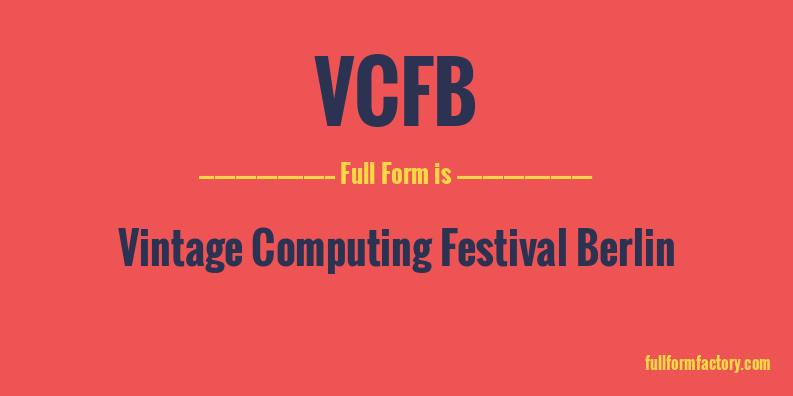 vcfb-full-form