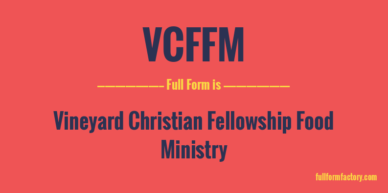 vcffm-full-form