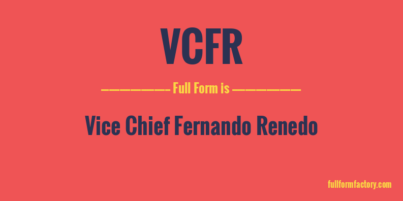vcfr-full-form