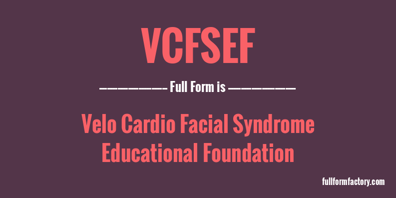 vcfsef-full-form