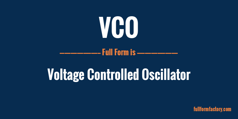 vco-full-form