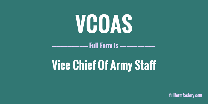 vcoas-full-form