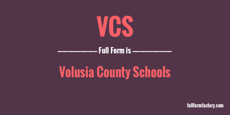 vcs-full-form